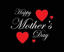 Happy Mothers Day Vector T-shirt Design