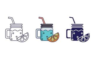 Detox Drink vector icon