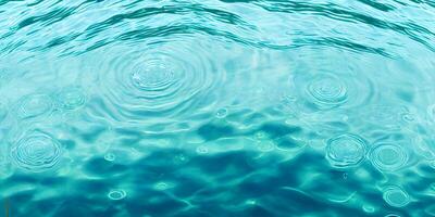 The blue water surface background with . photo