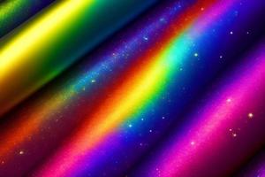 3d render, abstract background with wavy pattern, rainbow colors photo
