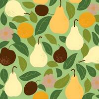 pear avocado and herbs fresh backgrounds pattern photo
