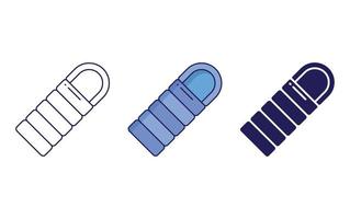 Sleeping Bag vector icon