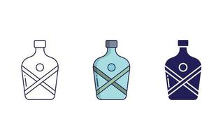 Flask vector icon