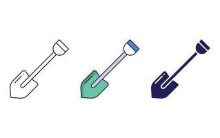 Shovel vector icon