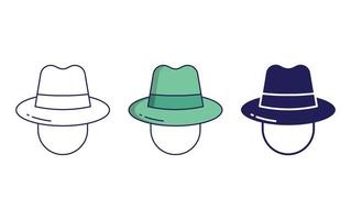 Hat vector icon