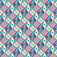 Colorful neo geometric pattern. Neo Geometric Seamless Period. Grid with color geometrical shapes. Modern abstract background vector