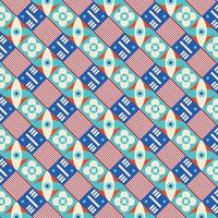 Colorful neo geometric pattern. Neo Geometric Seamless Period. Grid with color geometrical shapes. Modern abstract background vector