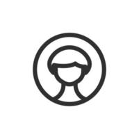 User Picture icon, isolated User Picture sign icon, vector illustration