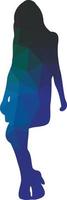Silhouette Of A Woman, Graphics vector