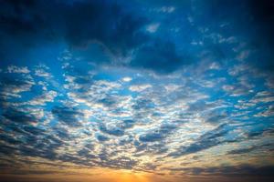 Beautiful dramatic sky photo