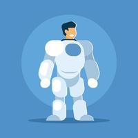 Image Of An Astronaut In A Spacesuit vector