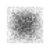 Censored data. Censorship gray mosaic.  Transparent pixels blure area. Private content. Vector illustration isolated on white background