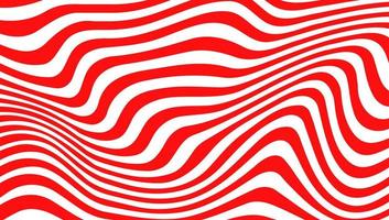 Abstract lines. 3d graphic effect. Stripe vector background. Red ribbons on white backdrop.