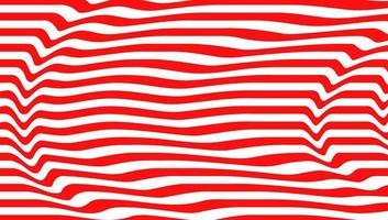 Abstract lines. 3d graphic effect. Stripe vector background. Red ribbons on white backdrop.