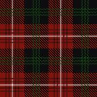 Tartan seamless pattern, black and red can be used in the design of fashion clothes, bedding, curtains, tablecloths. photo