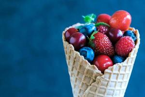 Berry fruits in the cone photo