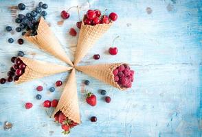 Fruits in the cones photo