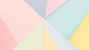 abstract paper background in pastel colors, geometric paper design, vector illustration photo