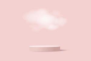 podium minimal cloud vector