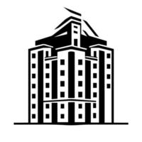 Real Estate House Icon. Vector Illustration EPS10