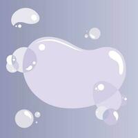 resumen flotante jalea burbuja té antecedentes vector ilustración gráfico