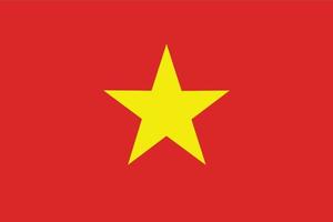 Vietnam flag symbol vector