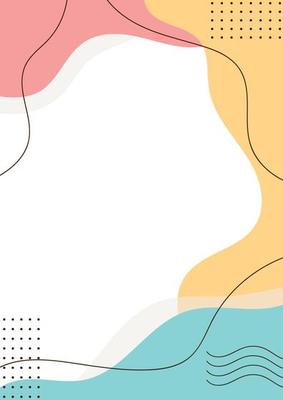 Fluid liquid poster and wave background of dynamic shapes. Wallpaper gradient with liquid shape. Illustration colorful template banner with soft curve and wave.