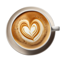 Cup of cappuccino coffee png