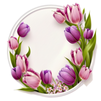 Natural Floral Empty Frame. png