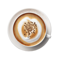 Cup of cappuccino coffee png