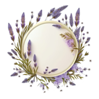 Natural Floral Empty Frame. png