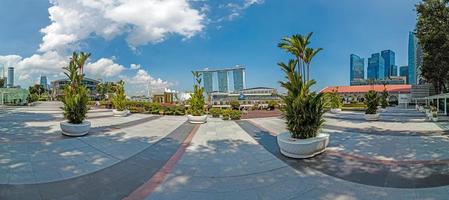 View over Marina Bay in Singapore at daytime photo