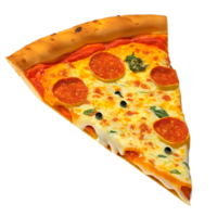 cute cartoon pizza icon illustration png