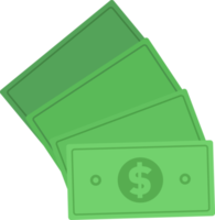 billete de banco y dinero efectivo icono png