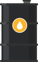 Black oil industry. black barrels with oil drop label png