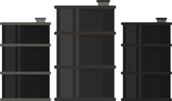 negro petróleo industria. negro barriles con petróleo soltar etiqueta png