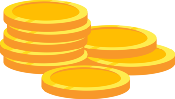 Coin and money cash icon png