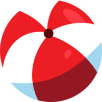 red and white beach ball, playing volleyball or water polo llustration png