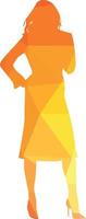 Vector Graphics Of A Silhouette Of A Woman