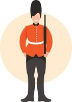 Vector Image Of Royal Guard Soldier