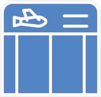 Boarding Gate Vector Icon Design