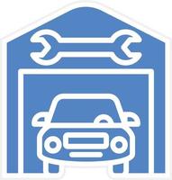 Service Station Vector Icon Design