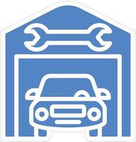 Service Station Vector Icon Design