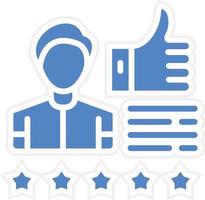 Customer Reviews Vector Icon Design