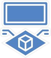 Augmented Reality Vector Icon Design