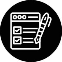 Task List Vector Icon Design