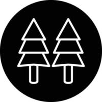 Pine Tree Vector Icon Design