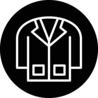 Lab Coat Vector Icon Design