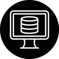 Database Vector Icon Design