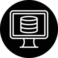 Database Vector Icon Design